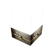 8ft x 8ft x 4ft  L-Shaped Hanging Structure