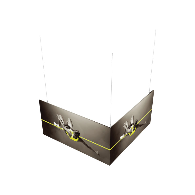 8ft x 8ft x 4ft  L-Shaped Hanging Structure