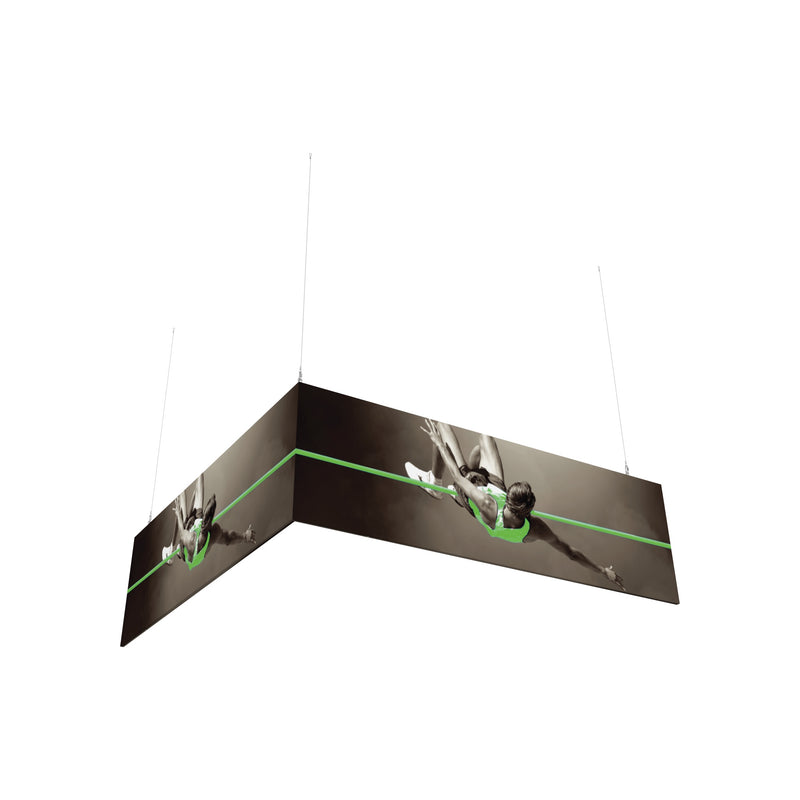 10ft x 10ft x 3ft L-Shaped Hanging Structure