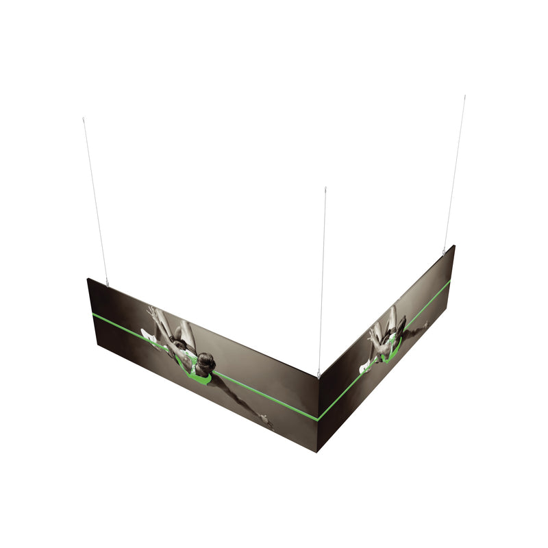 10ft x 10ft x 3ft L-Shaped Hanging Structure