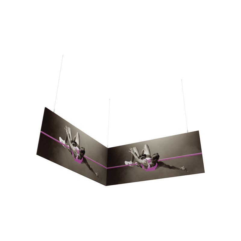 10ft x 10ft x 4ft L-Shaped Hanging Structure