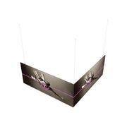 10ft x 10ft x 4ft L-Shaped Hanging Structure