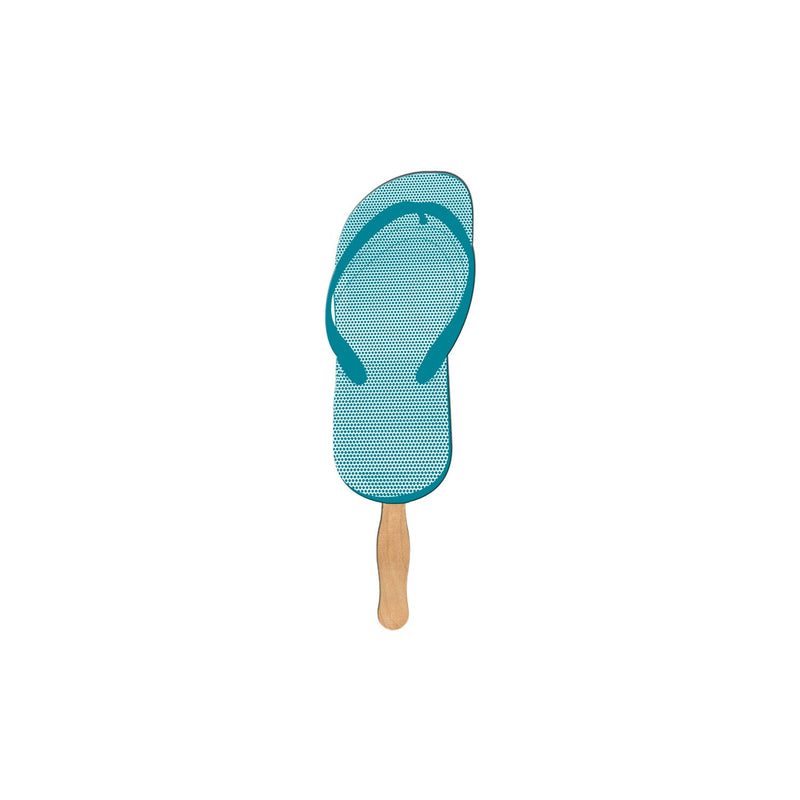 EZ-100 - Flip Flop Hand Fan Full Color (2 Sides)