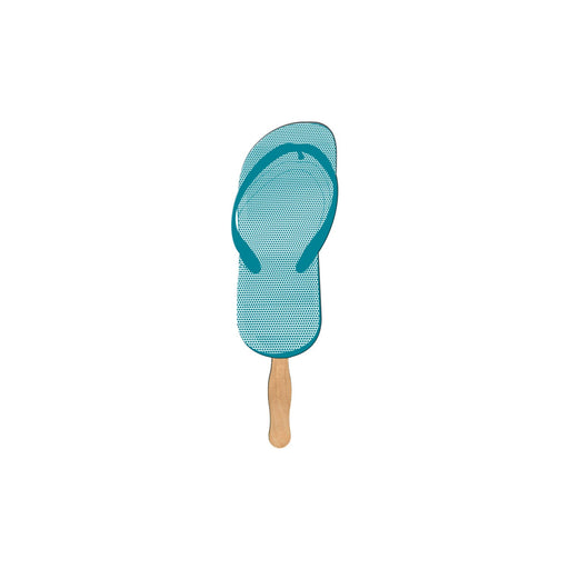 EZ-100 - Flip Flop Hand Fan Full Color (2 Sides)