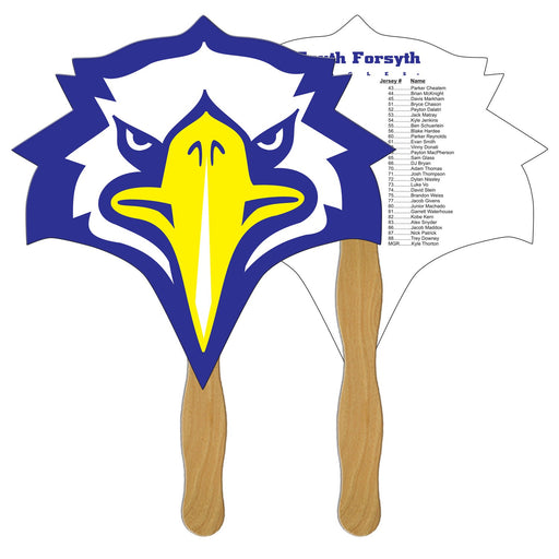 LF-107 - Bird Hand Fan Full Color (2 Sides)