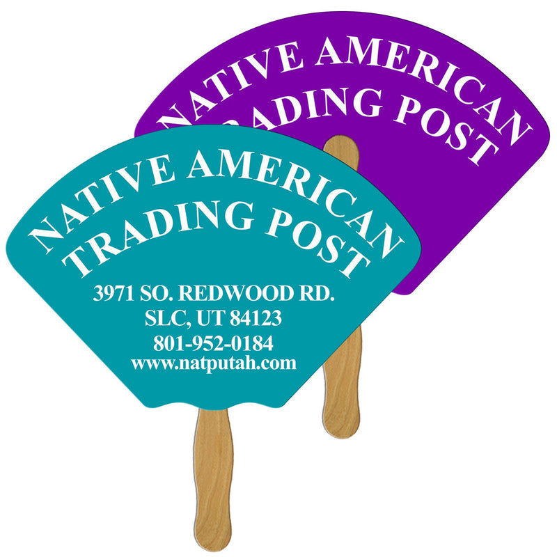 LF-122 - Shell Hand Fan Full Color (2 Sides)