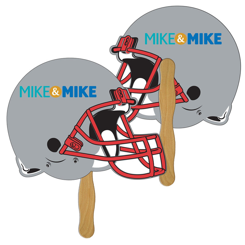 LF-12A - Helmet Hand Fan Full Color (2 Sides)
