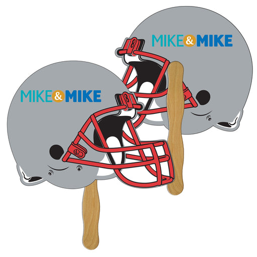 LF-12A - Helmet Hand Fan Full Color (2 Sides)
