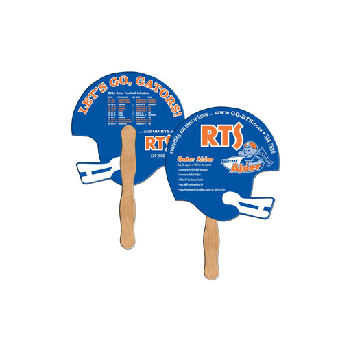EZ-12 - Helmet Hand Fan Full Color (2 Sides)