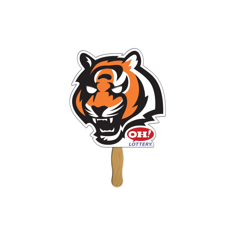 EZ-133 - Tiger Hand Fan Full Color (2 Sides)