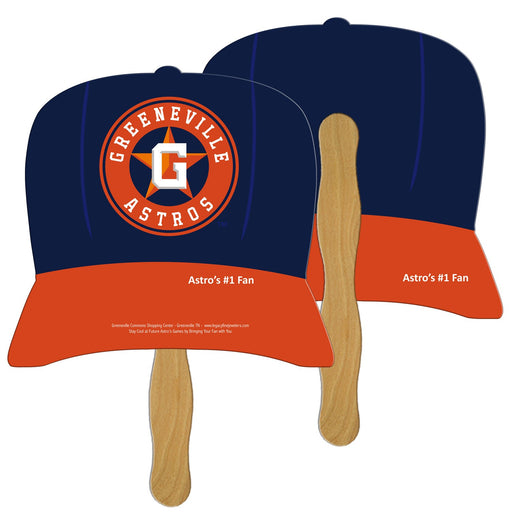 EZ-27 - Baseball Cap Hand Fan Full Color (2 Sides)