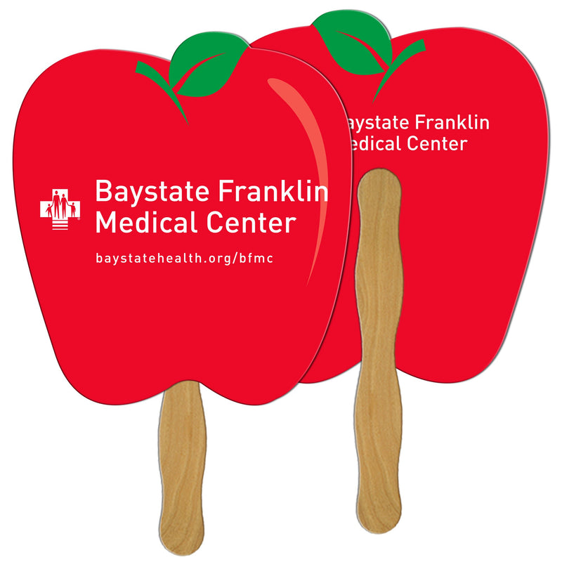 LF-47 Apple HAND FAN FULL COLOR (2 SIDES) (Copy)