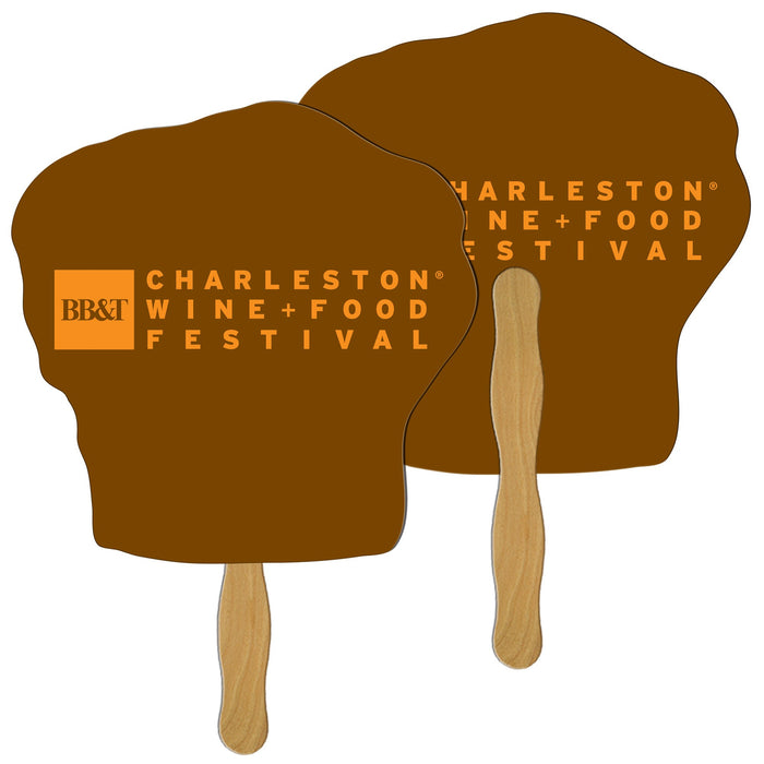 LF-52 CHEF HAT HAND FAN FULL COLOR