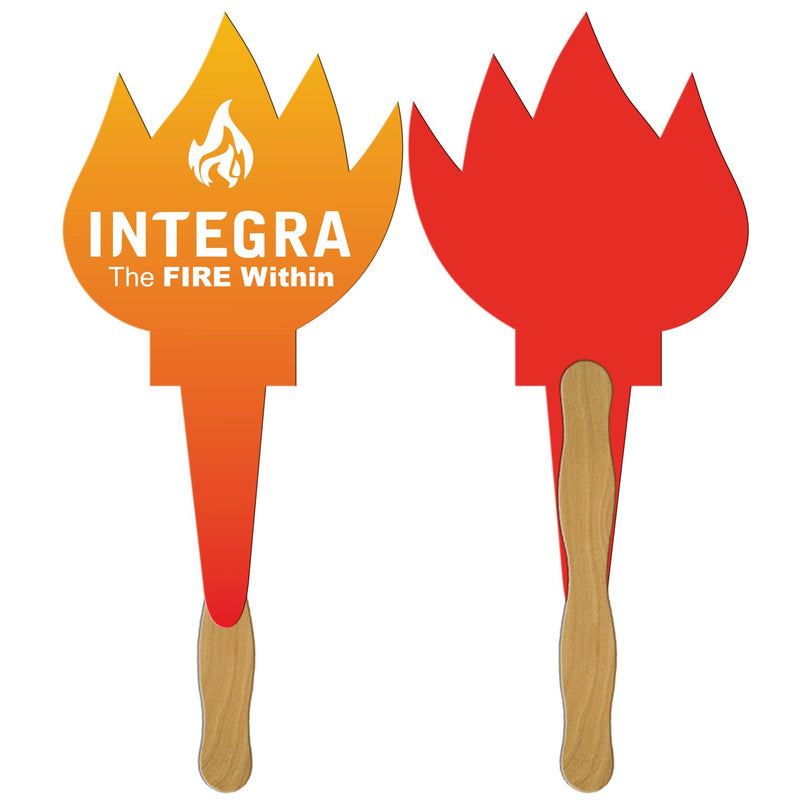 EZ-69 - Torch Hand Fan Full Color (2 Sides)