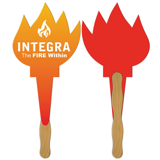 EZ-69 - Torch Hand Fan Full Color (2 Sides)
