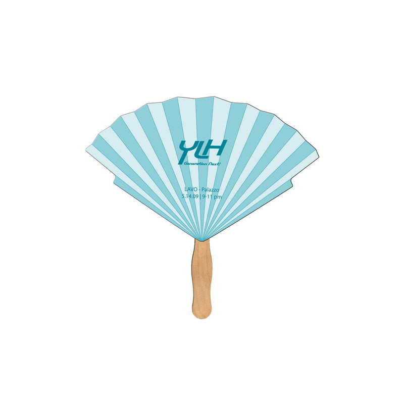 EZ-93 - Oriental Hand Fan Full Color (2 Sides)