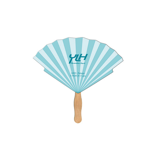 EZ-93 - Oriental Hand Fan Full Color (2 Sides)