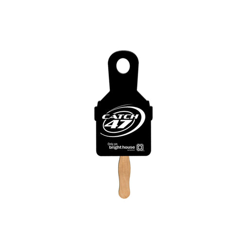 EZ-94 - Paint Brush Hand Fan Full Color (2 Sides)