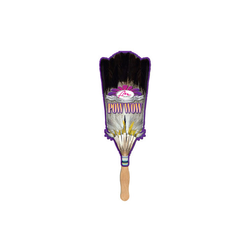 LFA-102 - Broom Auction Hand Fan Full Color