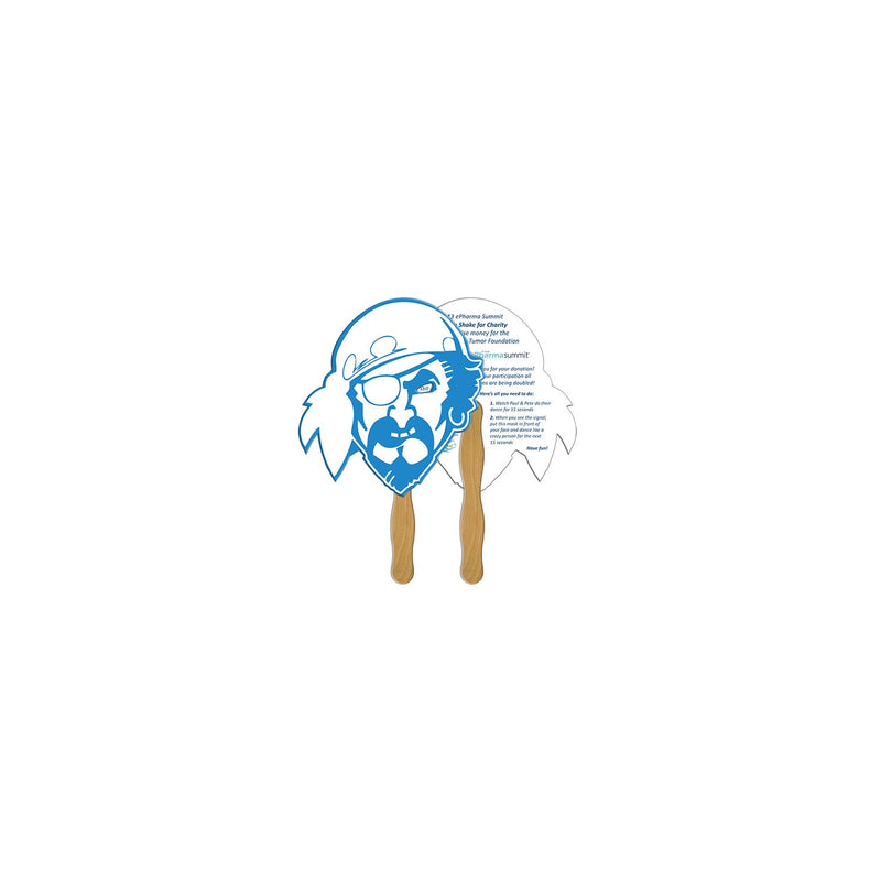 LFA-117 - Pirate Auction Hand Fan Full Color