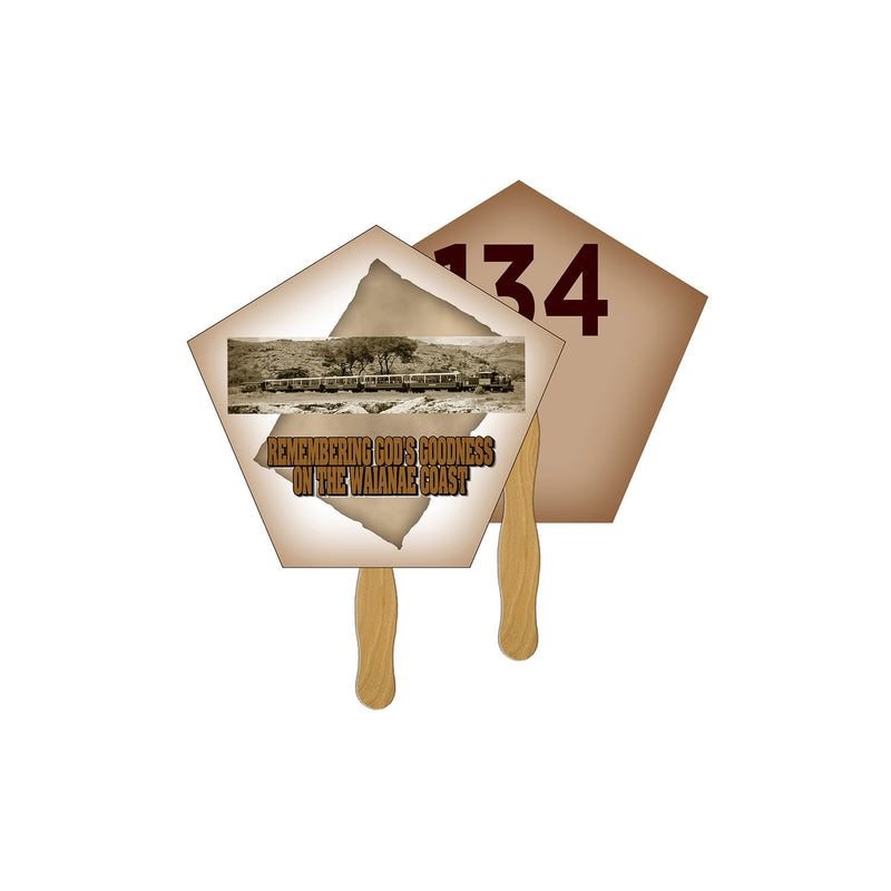 LFA-11 - Church Auction Hand Fan Full Color