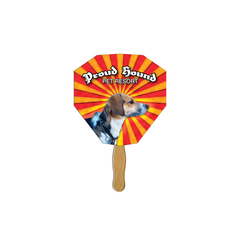 LFA-121 - Gem Auction Hand Fan Full Color