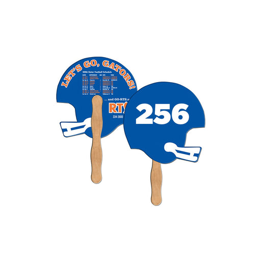 LFA-12 - Helmet Auction Hand Fan Full Color