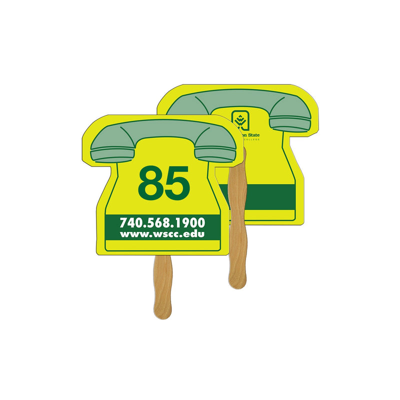 LFA-14 - Phone Auction Hand Fan Full Color