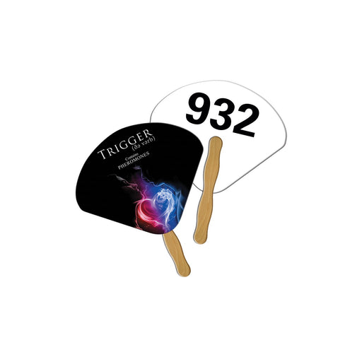 LFA-18 - Seashell Auction Hand Fan Full Color