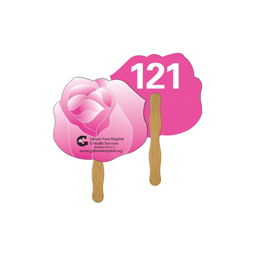 LFA-31 - Flower Auction Hand Fan Full Color