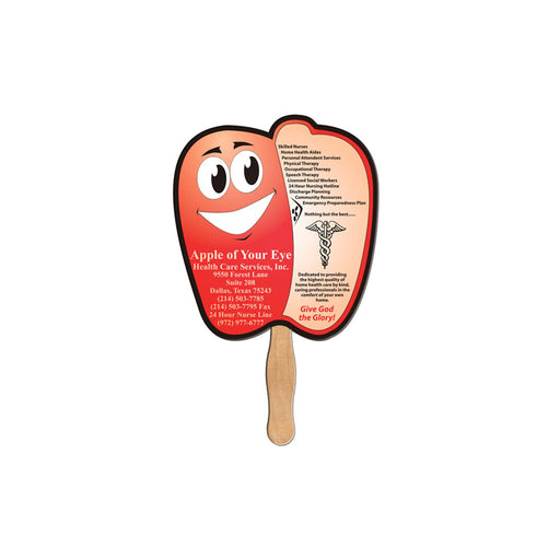 LFA-47 - Apple Fruit Auction Hand Fan Full Color