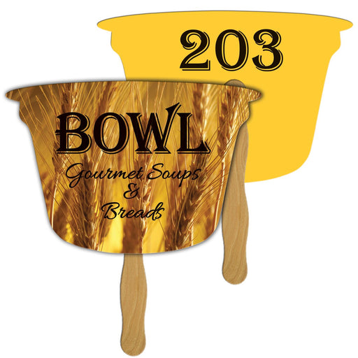 LFA-146 - Bowl Auction Hand Fan Full Color