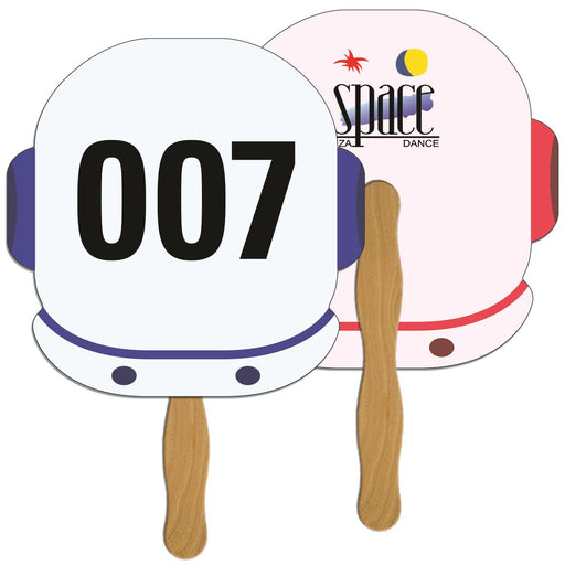 LFA-156 - Astronaut Auction Hand Fan Full Color