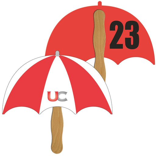 LFA-158 - Umbrella Auction Hand Fan Full Color