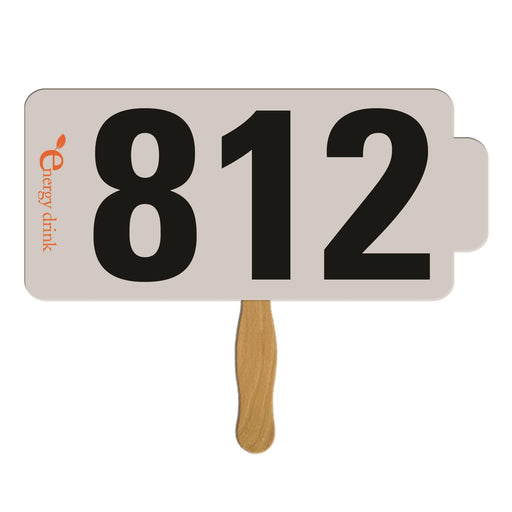 LFA-165 - Battery Auction Hand Fan Full Color