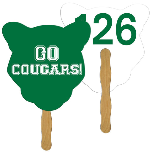 LFA-60 - Cougar Auction Hand Fan Full Color