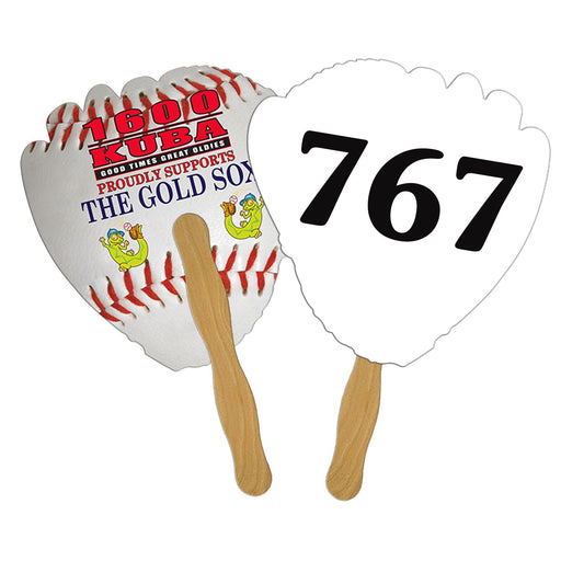 LFA-67 - Glove Auction Hand Fan Full Color
