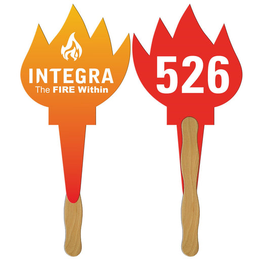 LFA-69 - Torch Auction Hand Fan Full Color