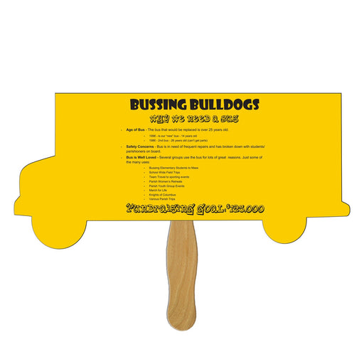 EZX-103 - Moving Truck Hand Fan Full Color (1 Side)