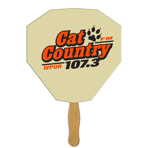 EZX-121 - Gem Hand Fan Full Color (1 Side)