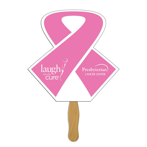 LFX-124 - Open Ribbon Hand Fan Full Color (1 Side)