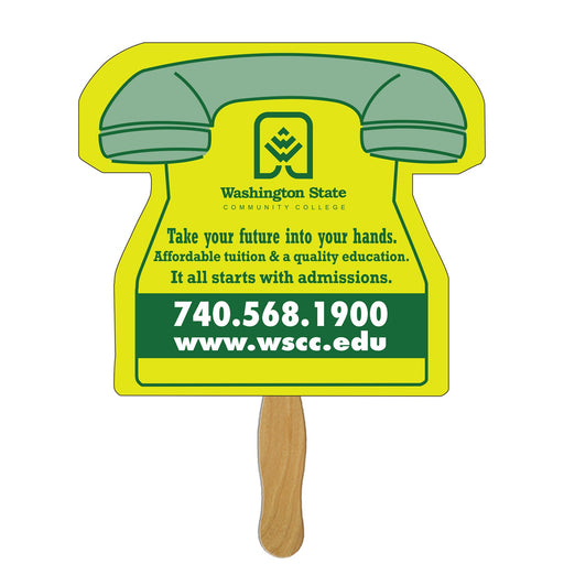 LFX-14 - Phone Hand Fan Full Color (1 Side)