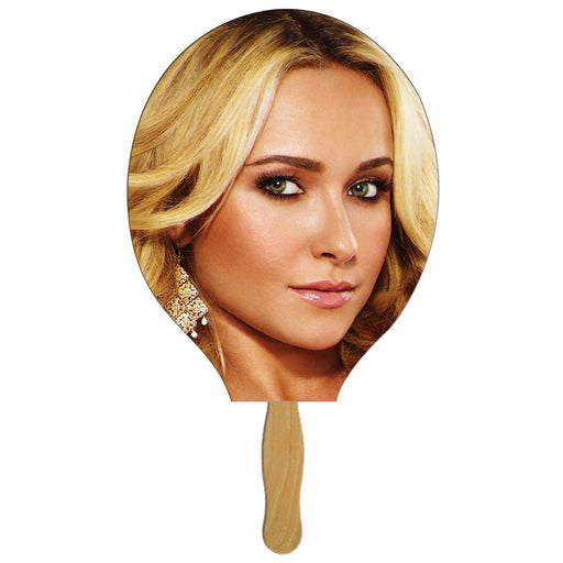 LFX-25 - Racket Guitar Hand Fan Full Color (1 Side)