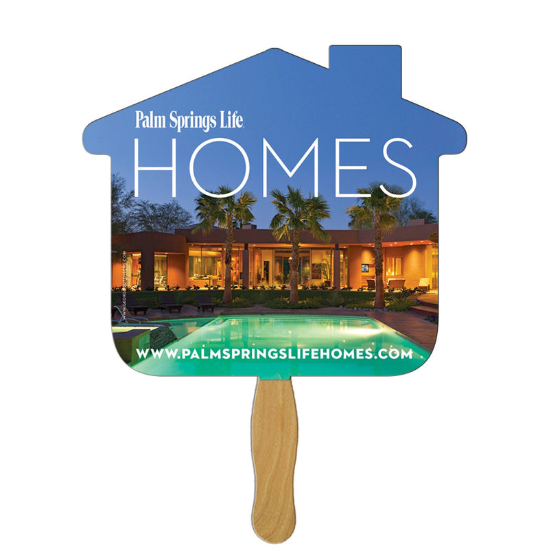 EZX-3 - House Hand Fan Full Color (1 Side)