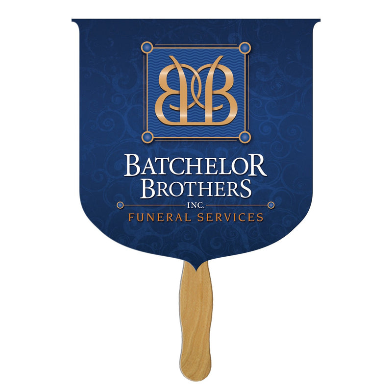 EZX-43 - Coat of Arms Hand Fan Full Color (1 Side)