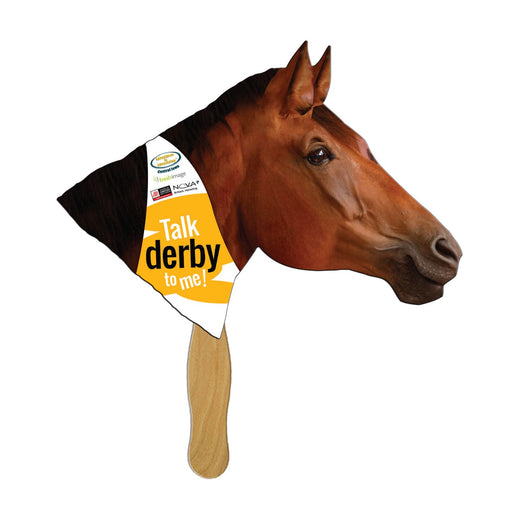 EZX-65 - Horse Hand Fan Full Color (1 Side)