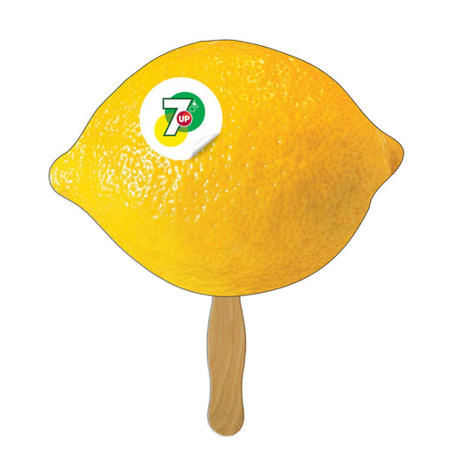 EZX-66 - Lemon / Lime Fruit Hand Fan Full Color (1 Side)
