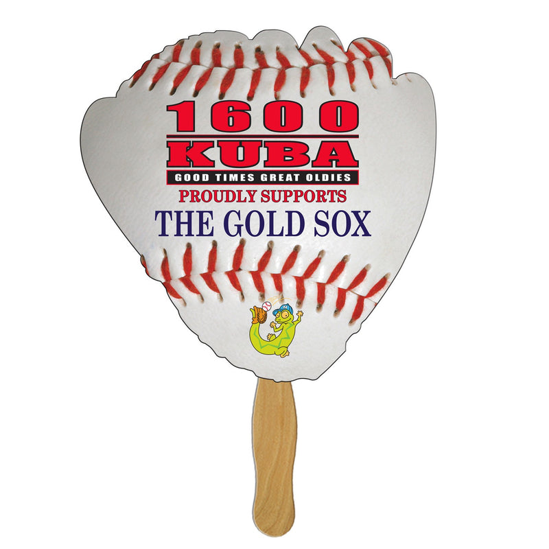 EZX-67 - Glove Hand Fan Full Color (1 Side)
