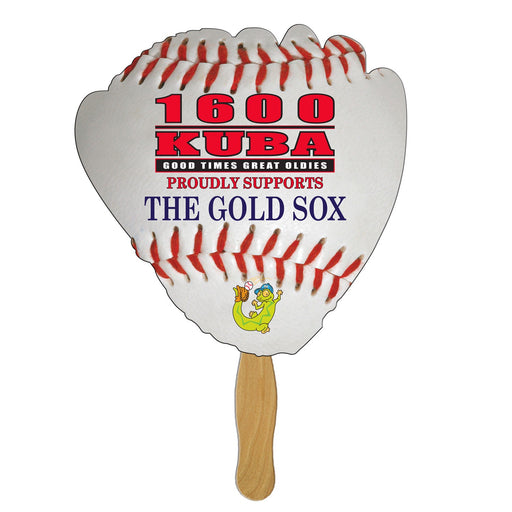 EZX-67 - Glove Hand Fan Full Color (1 Side)