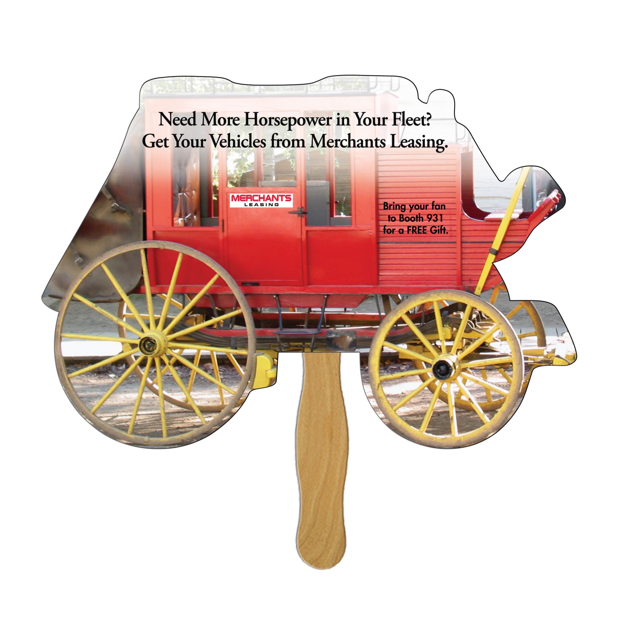LFX-79 STAGE COACH HAND FAN FULL COLOR